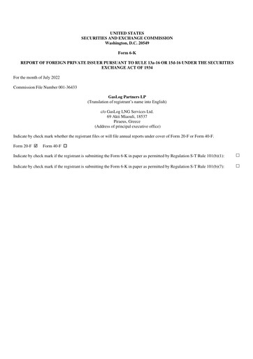 Thumbnail GasLog Quarterly Report 2022-q2