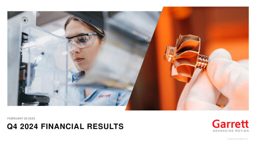 Miniature Garrett Motion Rapport trimestriel 2024-q4