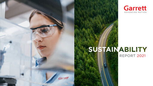 Thumbnail Garrett Motion Sustainability Report 2021