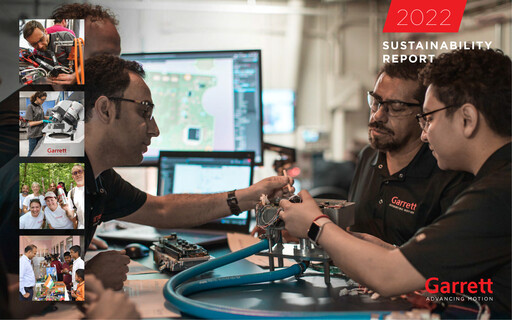 Thumbnail Garrett Motion Sustainability Report 2022