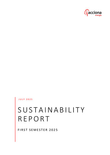 Thumbnail Acciona Energías Renovables Sustainability Report 2025-h1