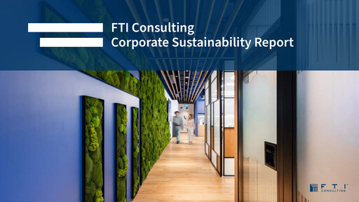 Thumbnail FTI Consulting Sustainability Report 2022