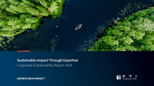 Thumbnail FTI Consulting Sustainability Report 2024