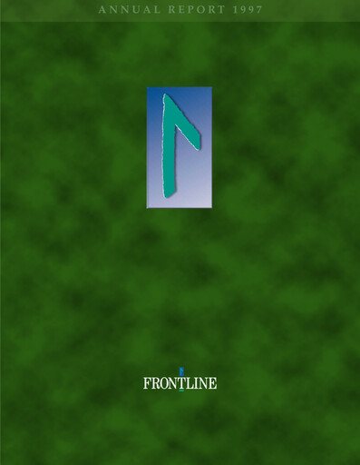 Miniature Frontline Rapport annuel 1997