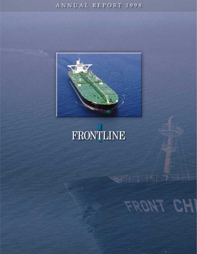 Miniature Frontline Rapport annuel 1998