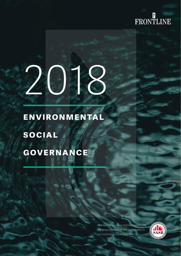Thumbnail Frontline ESG Report 2018