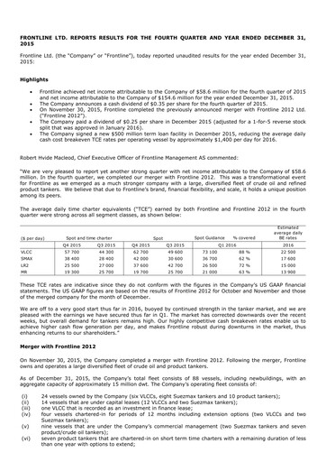 Thumbnail Frontline Quarterly Report 2015-q4