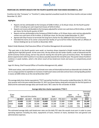 Thumbnail Frontline Quarterly Report 2017-q4