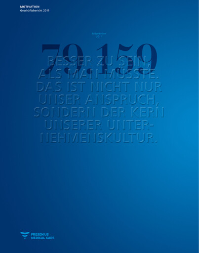 Thumbnail Fresenius Medical Care Annual Report 2011