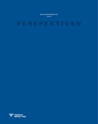 Miniature Fresenius Medical Care Rapport annuel 2013