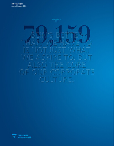 Thumbnail Fresenius Medical Care Annual Report 2011
