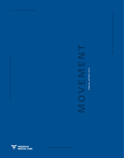 Thumbnail Fresenius Medical Care Annual Report 2014