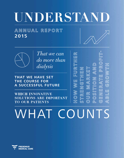 Thumbnail Fresenius Medical Care Annual Report 2015