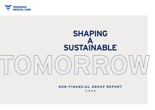 Thumbnail Fresenius Medical Care Sustainability Report 2022
