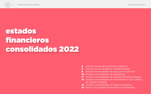 Thumbnail Fomento Económico Mexicano (FEMSA) Financial Statement 2022