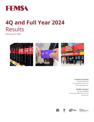 Thumbnail Fomento Económico Mexicano (FEMSA) Quarterly Report 2024-q4