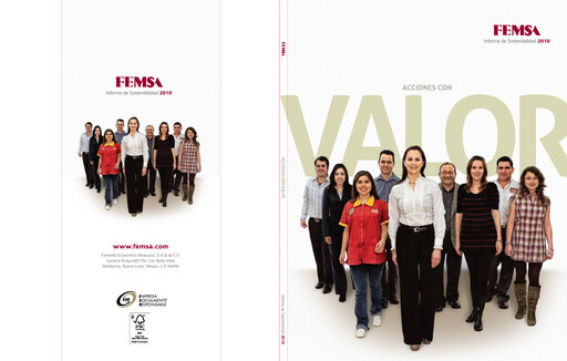 Thumbnail Fomento Económico Mexicano (FEMSA) Sustainability Report 2010
