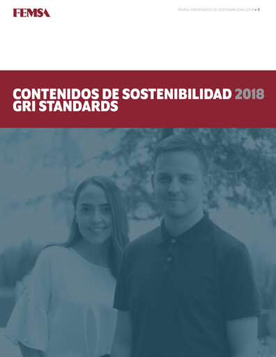 Thumbnail Fomento Económico Mexicano (FEMSA) Sustainability Report 2018