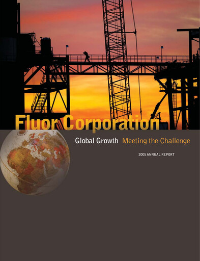 Thumbnail Fluor Corporation
 Annual Report 2005