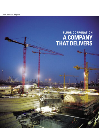 Thumbnail Fluor Corporation
 Annual Report 2006