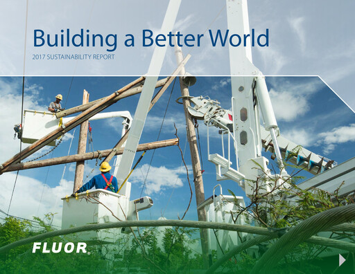 Thumbnail Fluor Corporation
 Sustainability Report 2017