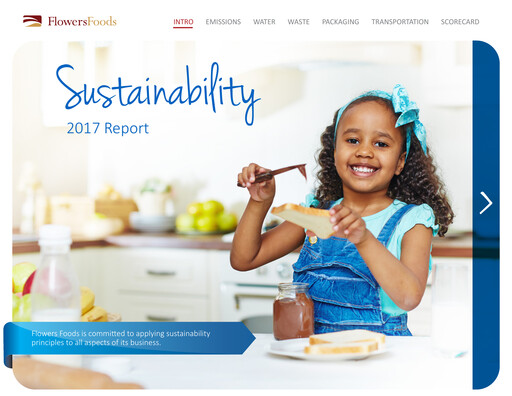 Thumbnail Flowers Foods
 Sustainability Report 2017