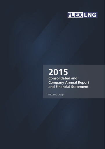 Thumbnail Flex LNG Annual Report 2015