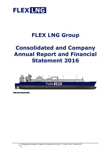Thumbnail Flex LNG Annual Report 2016