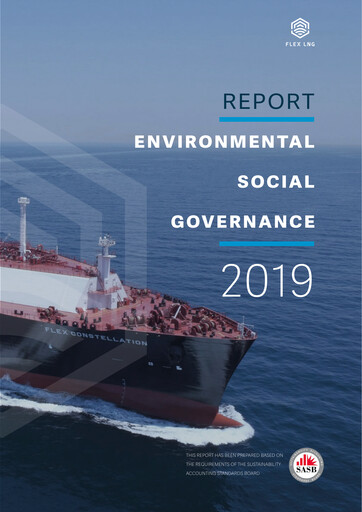 Thumbnail Flex LNG ESG Report 2019