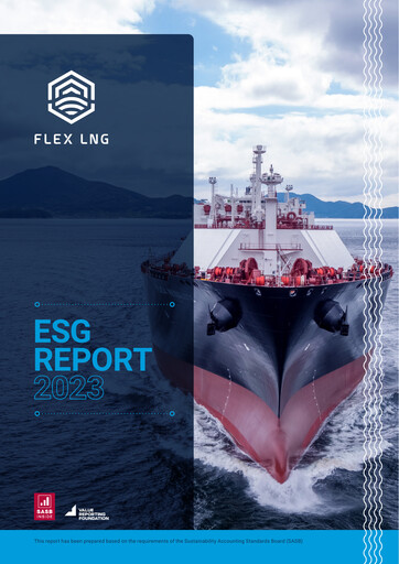 Thumbnail Flex LNG ESG Report 2023