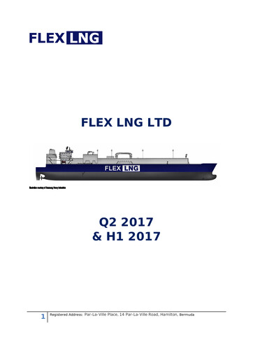 Miniature Flex LNG Rapport semestriel 2017-h1