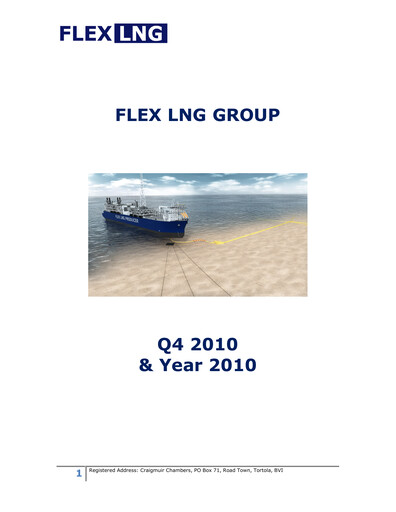 Thumbnail Flex LNG Quarterly Report 2010-q4