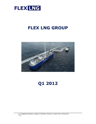 Thumbnail Flex LNG Quarterly Report 2012-q1