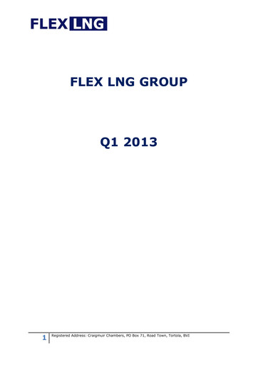 Thumbnail Flex LNG Quarterly Report 2013-q1