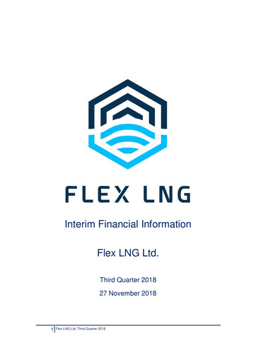 Thumbnail Flex LNG Quarterly Report 2018-q3