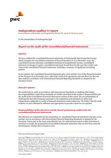 Thumbnail Technoprobe Financial Statement 2021