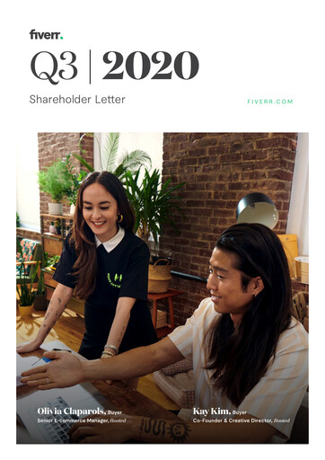 Miniature Fiverr Rapport trimestriel 2020-q3