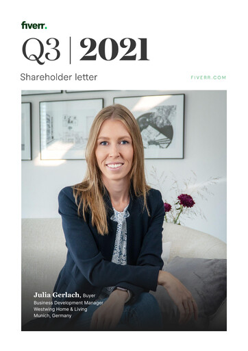 Miniature Fiverr Rapport trimestriel 2021-q3