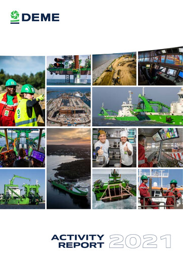 Miniature DEME Group Rapport annuel 2021