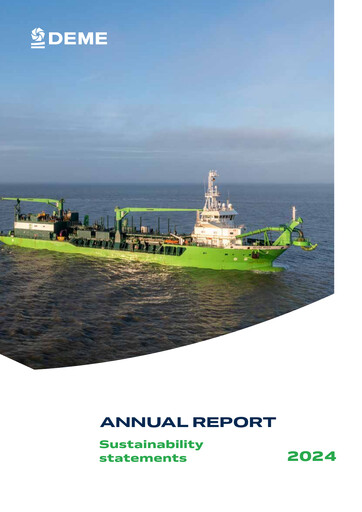 Thumbnail DEME Group Sustainability Report 2024