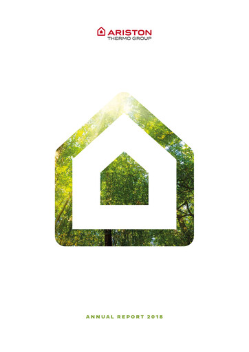 Thumbnail Ariston Holding Annual Report 2018