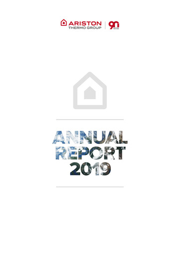 Thumbnail Ariston Holding Annual Report 2019