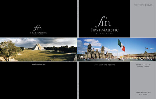 Thumbnail First Majestic Silver
 Annual Report 2006