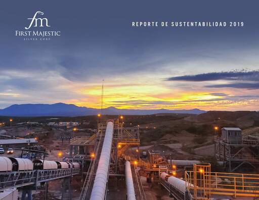 Thumbnail First Majestic Silver
 Sustainability Report 2019