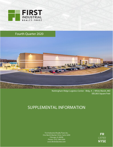 Thumbnail First Industrial Realty Trust Quarterly Report 2020-q4