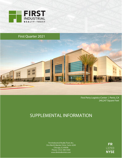 Thumbnail First Industrial Realty Trust Quarterly Report 2021-q1