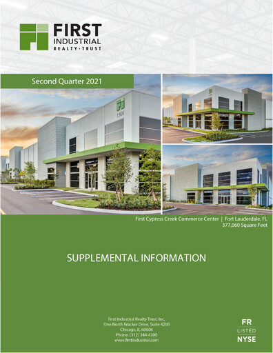 Thumbnail First Industrial Realty Trust Quarterly Report 2021-q2