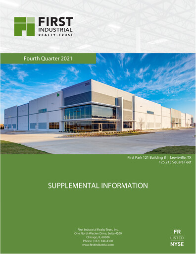 Thumbnail First Industrial Realty Trust Quarterly Report 2021-q4
