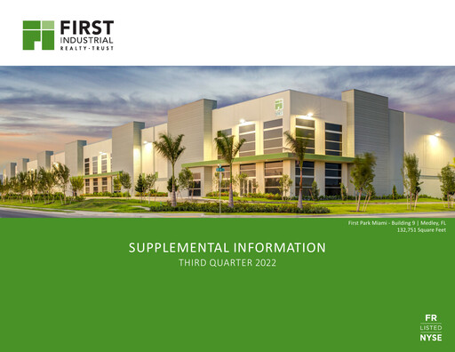 Thumbnail First Industrial Realty Trust Quarterly Report 2022-q3