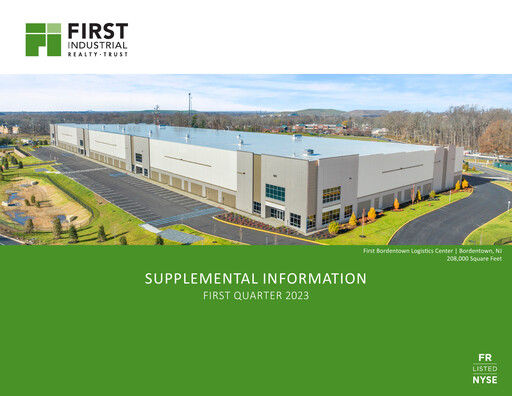 Thumbnail First Industrial Realty Trust Quarterly Report 2023-q1
